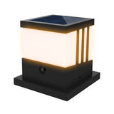 Solar Pillar Light, Waterproof Outdoor Solar Fence, Gate And Garden Light Night Scene.
