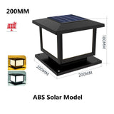Solar Pillar Lamp Four Colours Changing With Remote Control Product Parameters.
