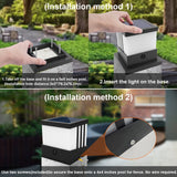 Solar Pillar Light Waterproof Outdoor Solar Fence And Garden Light