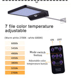 Solar Lights Three Lighting Modes With Remote Controller  Specifications.