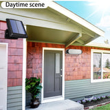 Solar Lights Pull-Switch With 5m Ext Line Daytime Scene.