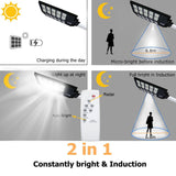Solar Street Light 300W 400W 500W All In One Integrated Motion Sensor With Remote, Specifications.