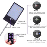 Solar Lights Three Lighting Modes With Remote Controller  Product Features.