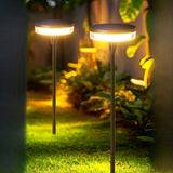 2PCS Solar Swaying Pathway Lights, Bright and Waterproof for Yard, Lawn & Garden Decor