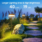 2PCS Solar Swaying Pathway Lights, Bright and Waterproof for Yard, Lawn & Garden Decor