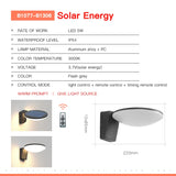 Showing Modern Waterproof Solar Wall Light  Specifications.