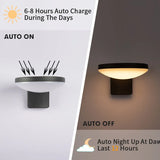 Modern Waterproof Solar Wall Light for Home Entrance, Day and Night Working Features