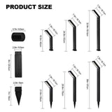 Solar Module LED Garden Pathway & Landscape Lights product dimensions