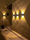Solar Wall Lamp, Up & Down LED Light, Outdoor Waterproof Colour Changing Light