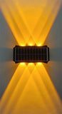 Solar Wall Lamp, Up & Down LED Light, Outdoor Waterproof Colour Changing Light