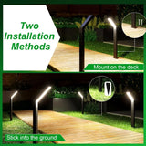 Solar Module LED Garden Pathway & Landscape Lights installation methods