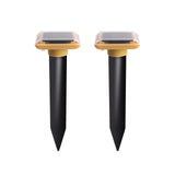 Solar Snake & Mole vibrating Repellent, Waterproof Outdoor for Garden & Farm