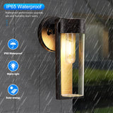 Solar Garden Wall Lights Waterproof 2 Pieces Specifications.