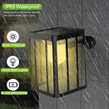 Solar Security Wall Lights Motion Sensor With 3 Lighting Mode 