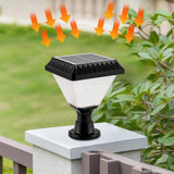 Solar Pillar Light Outdoor Post Cap Lantern waterproofing property