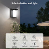 Solar Motion Sensor Wall Light Waterproof For Exterior Lighting Features