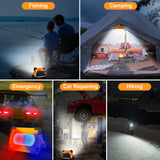 Solar Portable Light, USB Solar Charging And Emergency Flashlight For Outdoor Activities