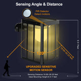 Solar Security Wall Lights Motion Sensor With 3 Lighting Mode , Specifications.