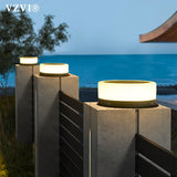 Solar Garden Pillar Light For Villa Entrance