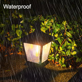 Solar Outdoor Post Lights – Warm White Dusk to Dawn Lantern-waterproof property