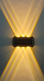 Solar Wall Lamp, Up & Down LED Light, Outdoor Waterproof Colour Changing Light