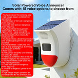 solar wifi security alarm operation details