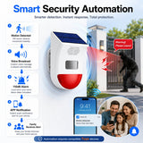 Solar wifi security alarm security automation