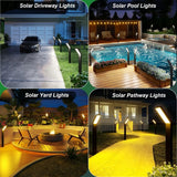 Solar Module LED Garden Pathway & Landscape Lights features