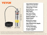 Show Solar Water Pump- 369W Parameters