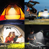 Solar Camping Light with Power Bank Applications.