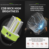 Solar Mosquito Killer Lamp – Portable Camping Light with 3 Modes- Product Parts