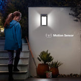 Showing Solar Motion Sensor Wall Light, Motion Sensor Action at the House Entrance