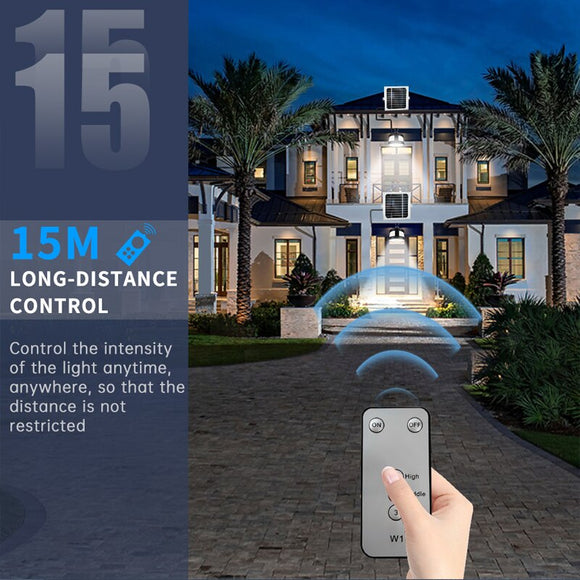 Showing night vision of Solar Pendant Light with Remote Control