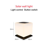 Solar Pillar Lights For Wall Garden And Decorative Street Light, Dimensions