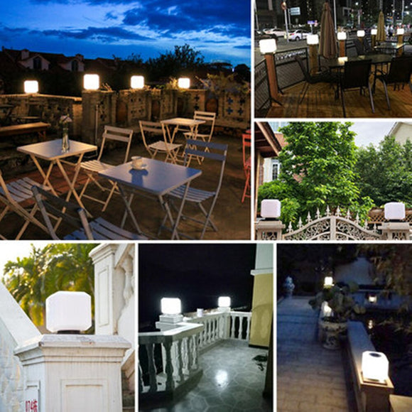 Solar Pillar Lights For Wall Garden And Decorative Street Light