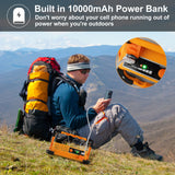 Outdoor Applications of Solar Portable Light with Power Bank