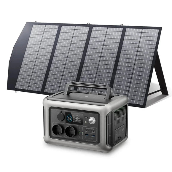 Solar Portable Power Station Battery for Home Backup and Outdoors Camping RV