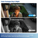 Comparison of color night vision and infrared night vision on a security camera system by Solar Horizon Australia