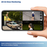 Solar Security Camera Outdoor WiFi, Wireless CCTV, Colour Night Vision, PIR Motion Detection, day and night