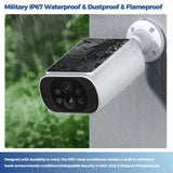Solar Security Camera Outdoor WiFi, Wireless CCTV, Outdoor Waterproof
