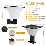Showing Solar Security Wall Lights Motion Sensor With 3 Lighting Modes, dimensions, and parameters
