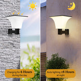 Showing Solar Security Wall Lights Motion Sensor With 3 Lighting Modes, day and night functions 