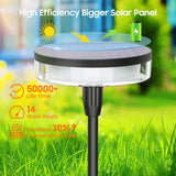 2PCS Solar Swaying Pathway Lights, Bright and Waterproof for Yard, Lawn & Garden Decor