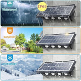 Solar Wall Lamp, Up & Down LED Light, showing outdoor weatherproof features