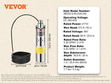 Show Solar Water Pump- 277W Parameters