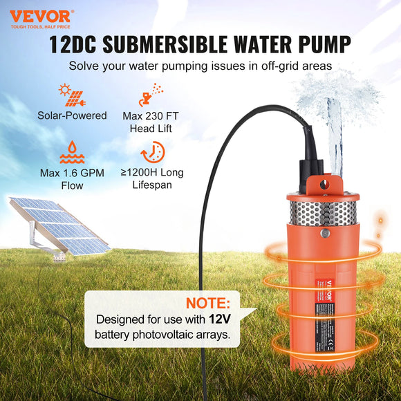 Show Solar Water Pump- Specifications