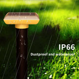 Solar energy mole and snake repellent showing waterproof features