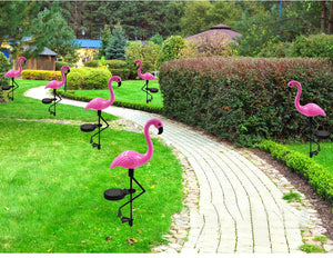 Solar Lights Flamingo Waterproof for Outdoor Garden Decoration Lighting