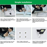 Showing installations of Solar Street Light – Weatherproof Smart Light Sensor & Remote Control 