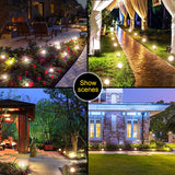 Showing multiple applications of Solar Garden Lights 10-Pack 